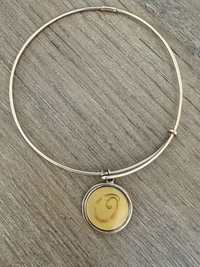 Alex&Ani precious metal O Initial Bracelet